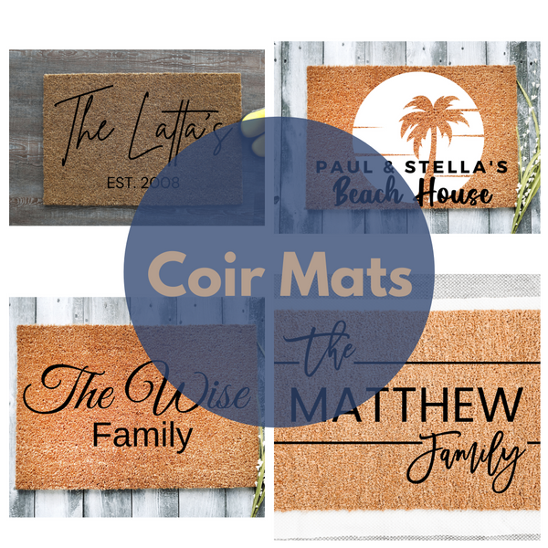 Coir Doormat - Personalise Yours