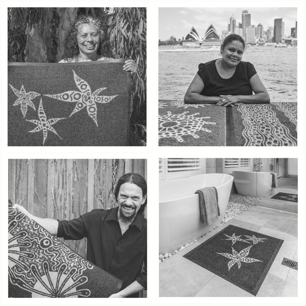 Aboriginal Design Floormats Printed here in Australia - Adoremat