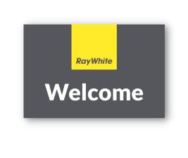 Buckner Group STANDARD Ray White Welcome 60x90 (Welcome - Not Personalised) - Adoremat