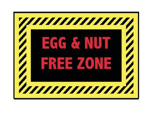 Egg & Nut Free Zone - Adoremat