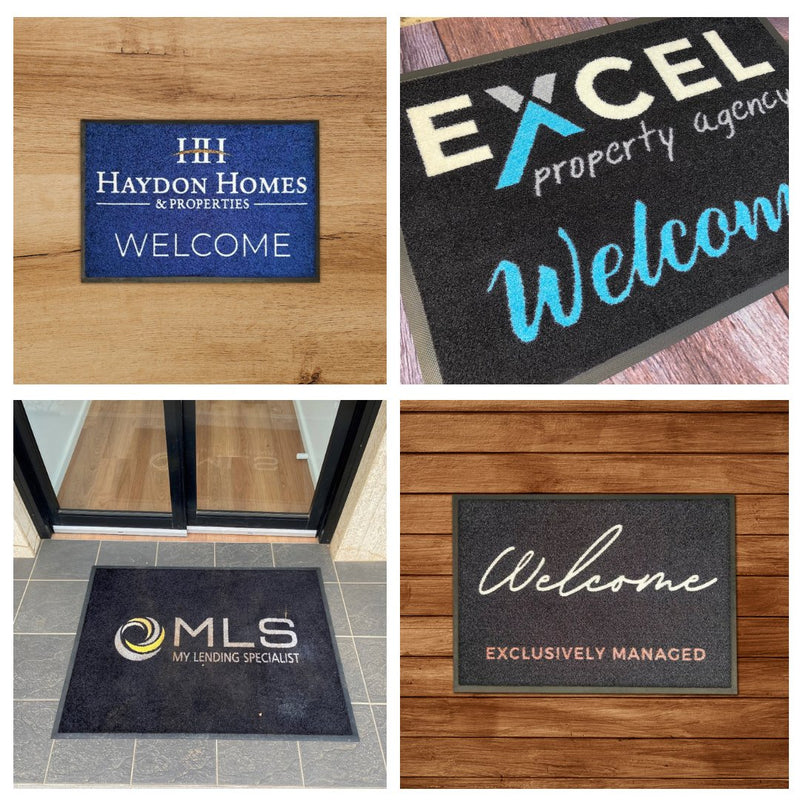 Real Estate Office Logo Doormats (incl Delivery & GST) - Adoremat