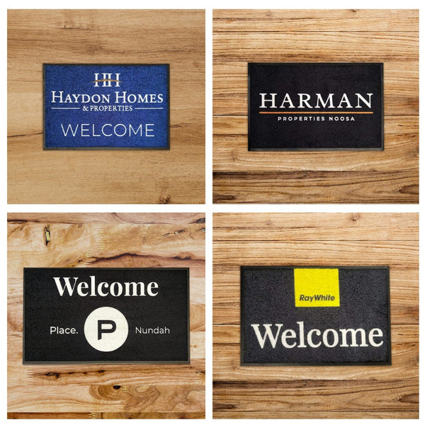 Real Estate Office Logo Doormats (incl Delivery & GST) - Adoremat
