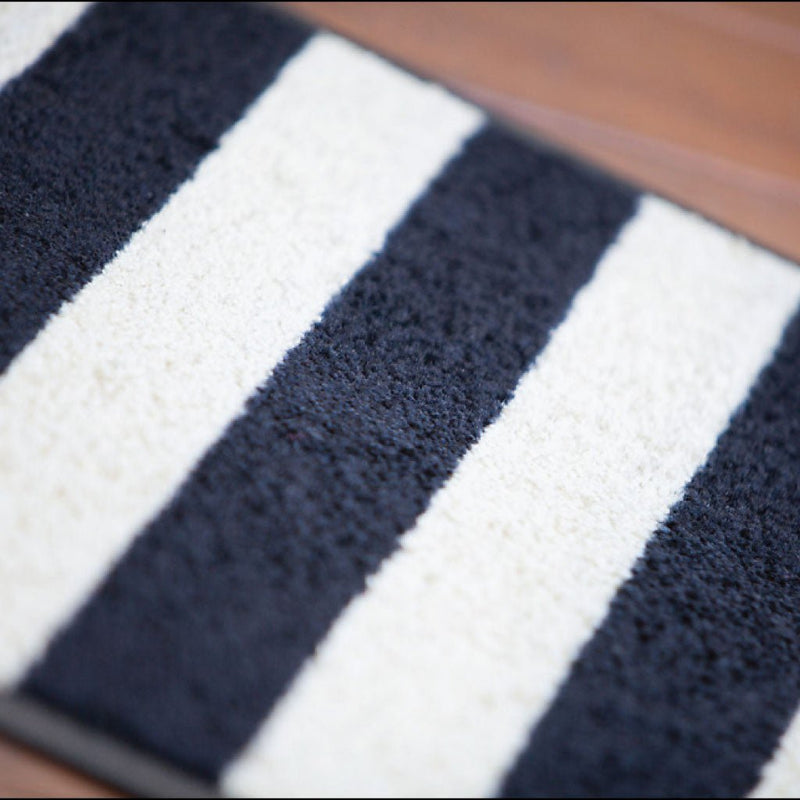 Stripe Doormat with Heart - Adoremat