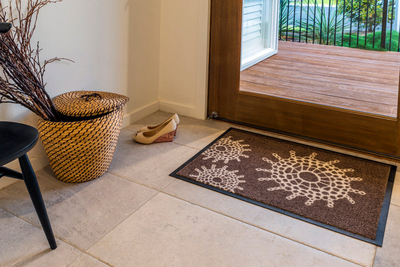 Aboriginal Design Floormats Printed here in Australia