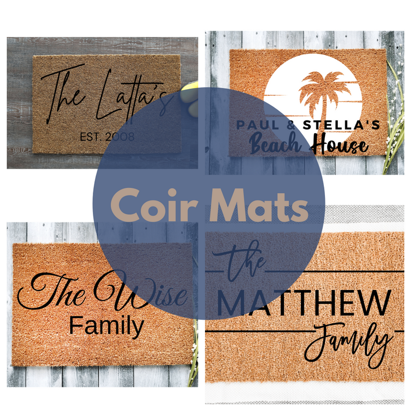Coir Doormat - Personalise Yours